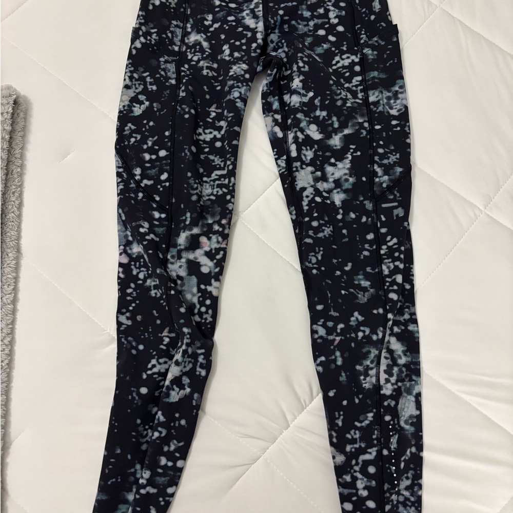 lululemon athletica Black Speckled Leggings